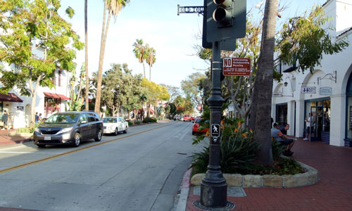 downtown area Santa Barbara