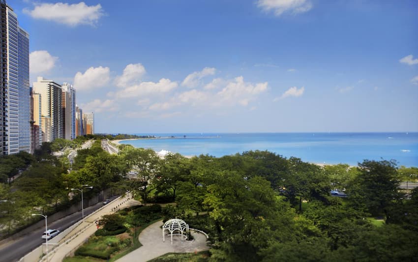 Vistas al Lago desde el hotel The Drake