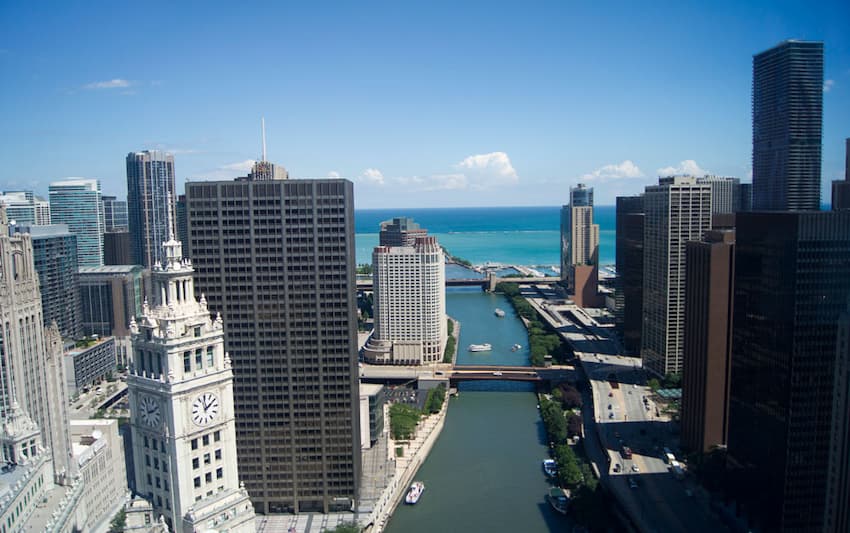 Vistas al lago desde el Trump International Hotel & Tower Chicago