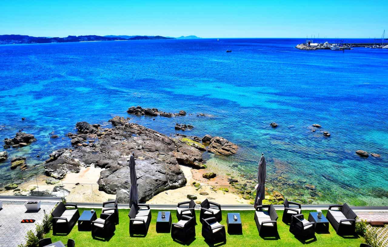 Vista al mar desde el Hotel Mardevela