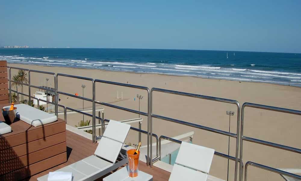 vista al mar desde el Hotel Neptuno