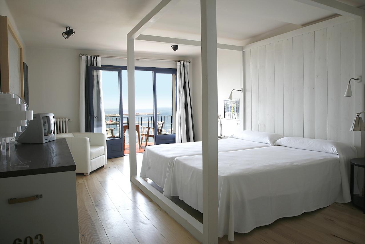 Vista al mar desde la habitación del Hotel Trias