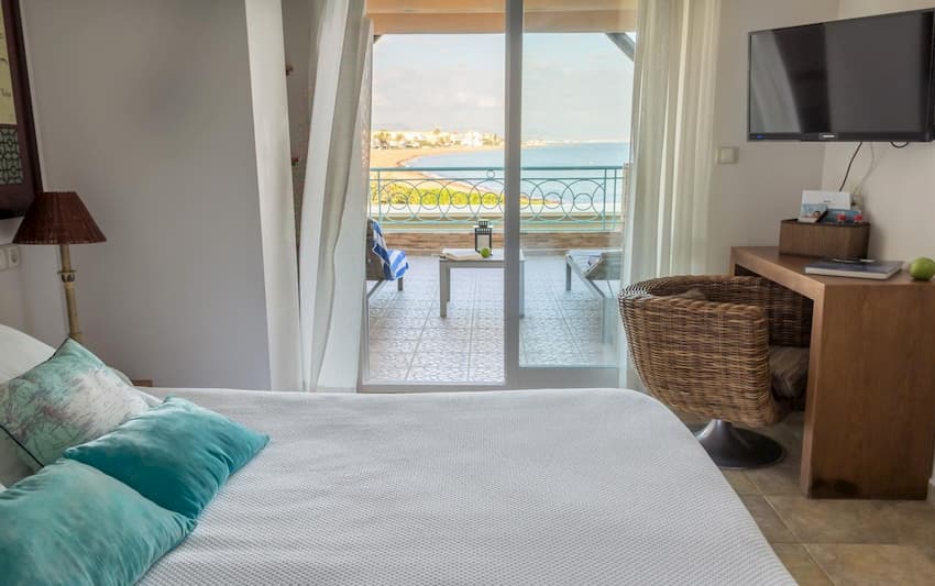 Vistas al mar desde la habitación del Noguera Mar Hotel