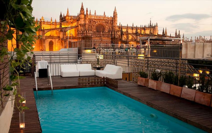 Vistas a la Giralda desde el Hotel EME