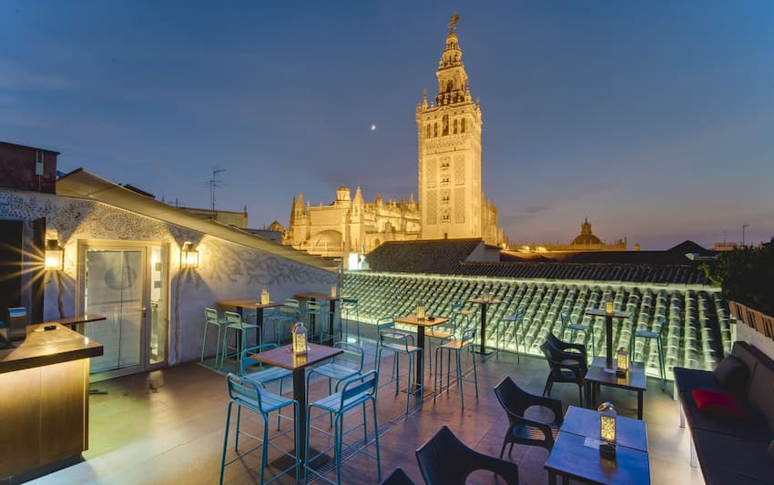 Vistas a la Giralda desde el hotel Doña Maria