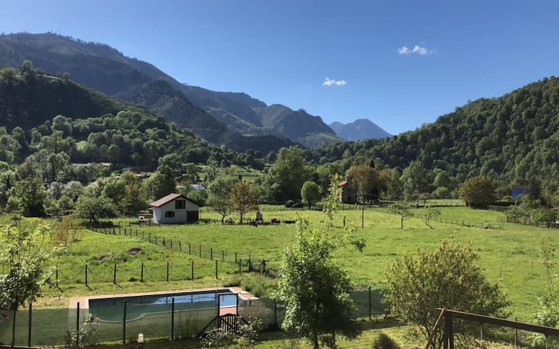 Vistas a la montaña desde el Hotel San Francisco Rural