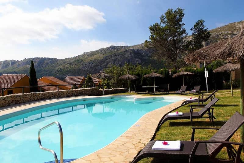 Vistas a la montaña desde el Hotel Alahuar